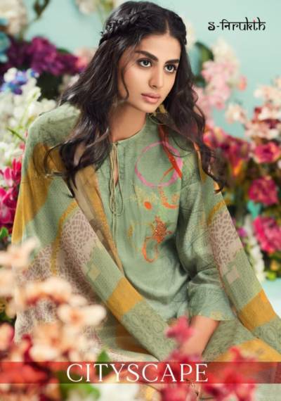 City Scape By Sahiba Fancy Cotton Print Salwar Kameez Collection